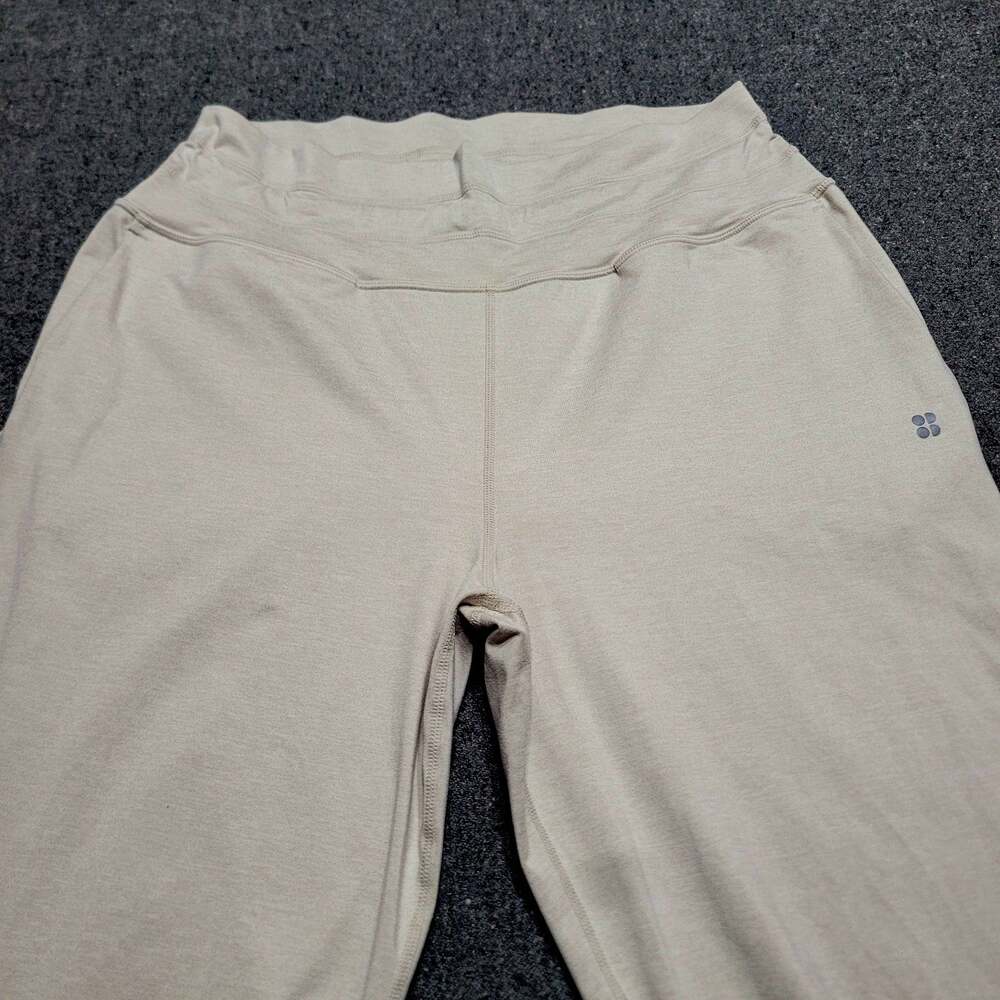 Sweaty Betty Joggers Womens Medium 8 Tan Gaia Performance Yoga Pants Soft Casual - Picture 3 of 14